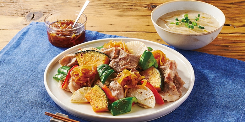 Kit2人前/食べ応え!焼き豚しゃぶの玉ねぎだれ