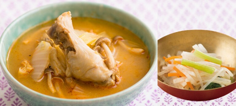 Kit2人前 鶏とレモングラスのトムヤム風スープ 有機野菜 通販 ｏｉｓｉｘ おいしっくす