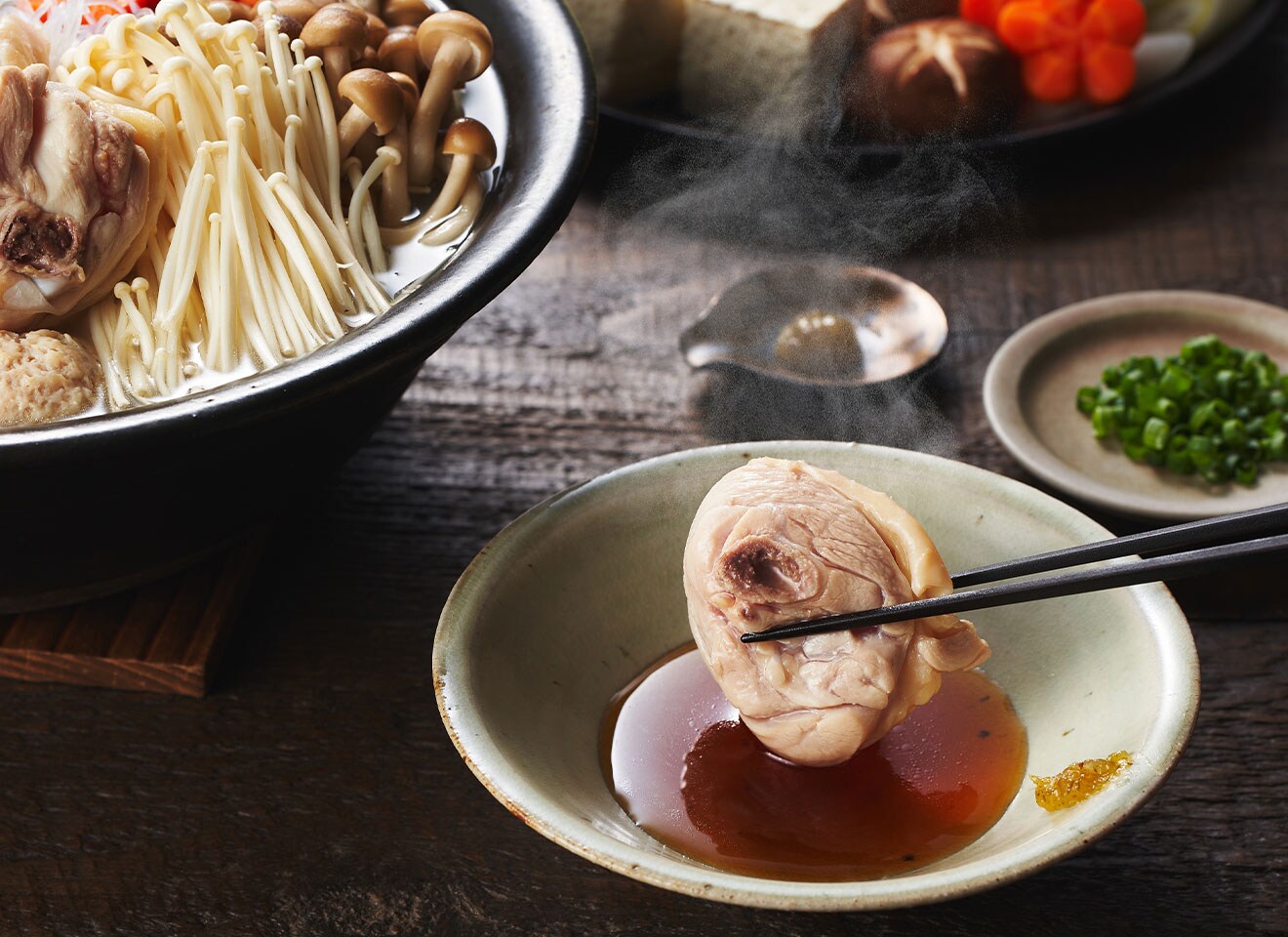 〆麺付き！博多料亭の水たきセット｜水たき料亭 博多華味鳥｜【公式