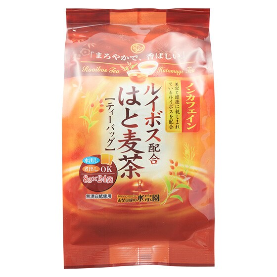 ノンカフェイン ルイボスはと麦茶 24袋入 オイシックス公式